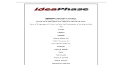 Desktop Screenshot of ideaphase.com